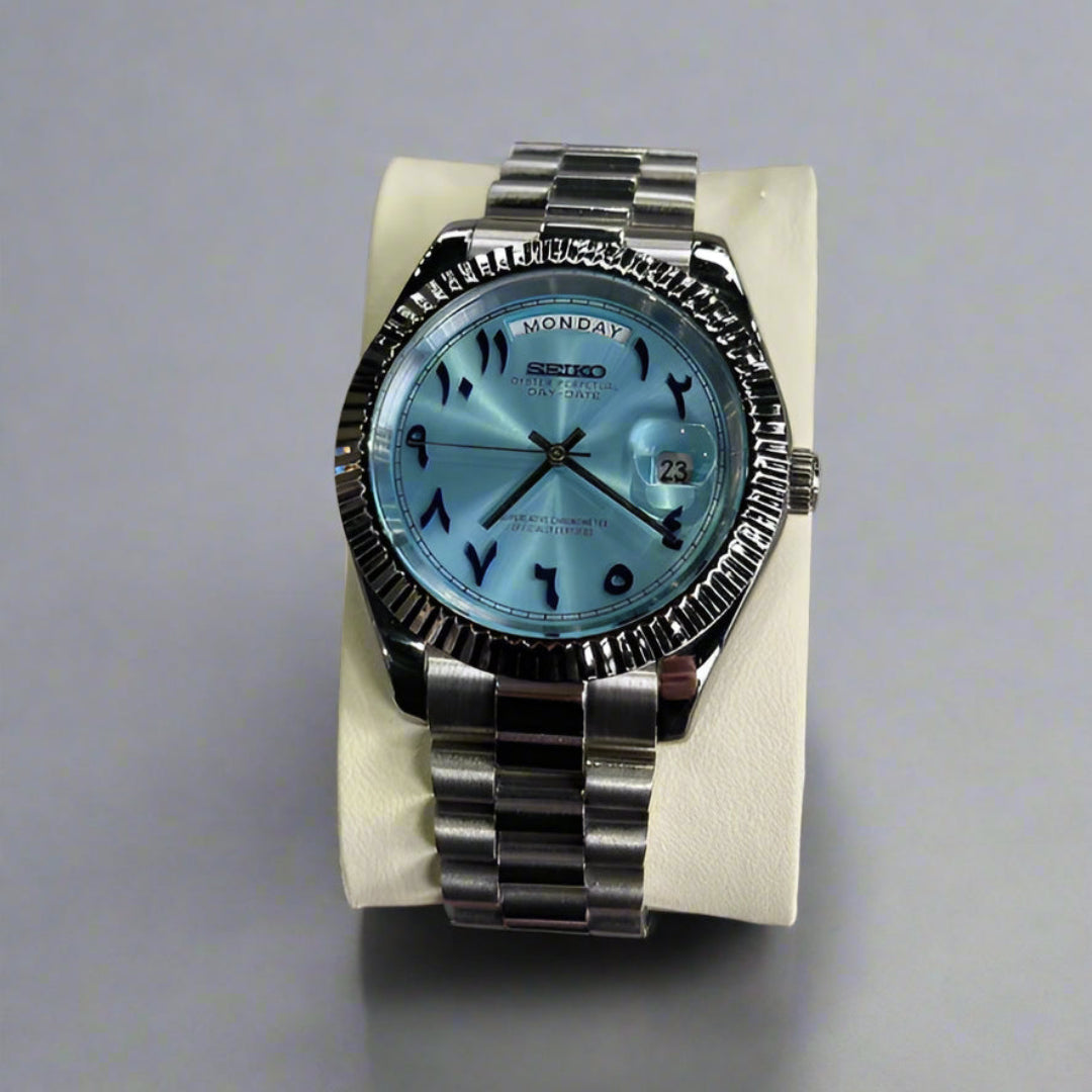 Daydate Tiffany Blue Arabic Dial Custom Mod