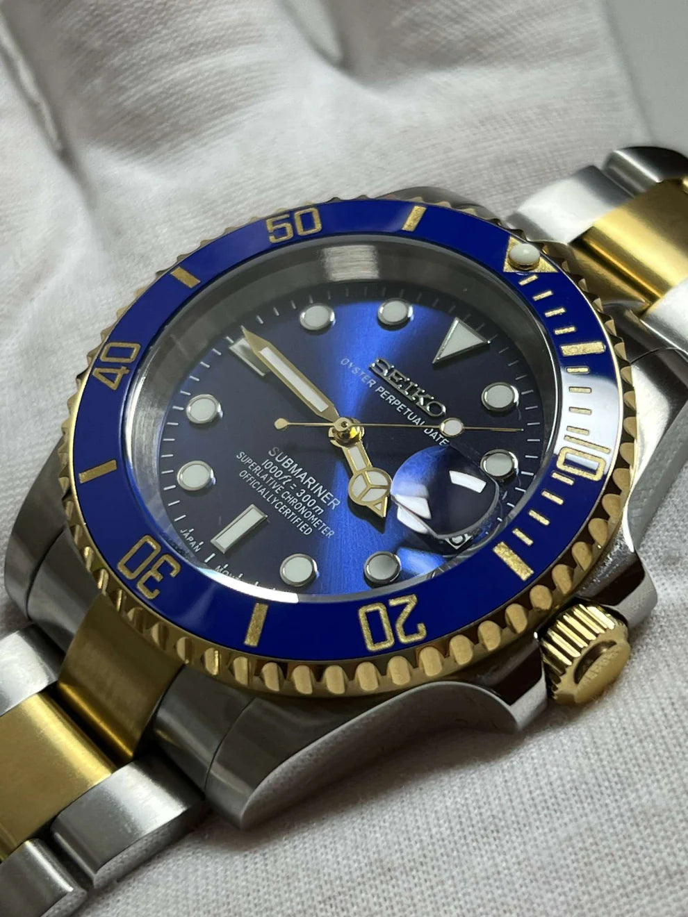 Submariner "Bluesy" Two Tone Custom Mod