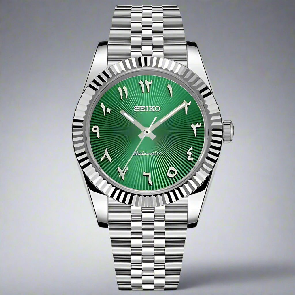 Datejust Green Arabic Dial Custom Mod
