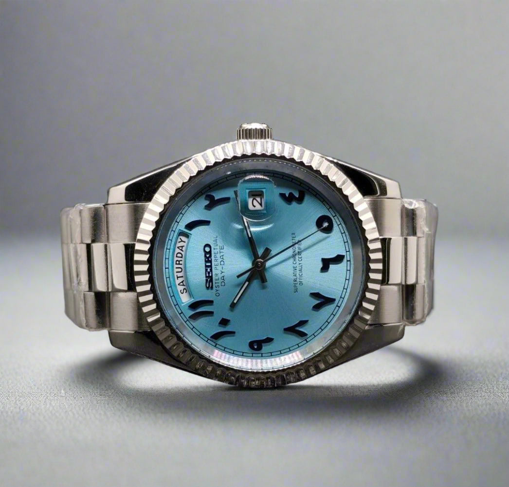 Daydate Tiffany Blue Arabic Dial Custom Mod