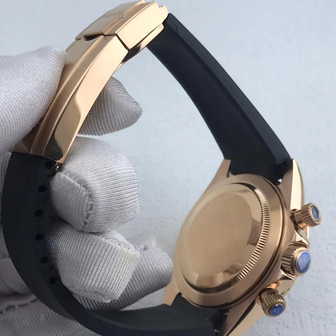 Daytona Black Rose Gold Oysterflex Custom Mod