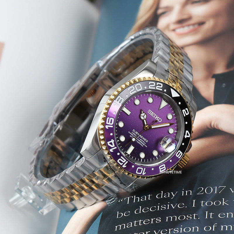 Submariner Purple Two Tone Custom Mod