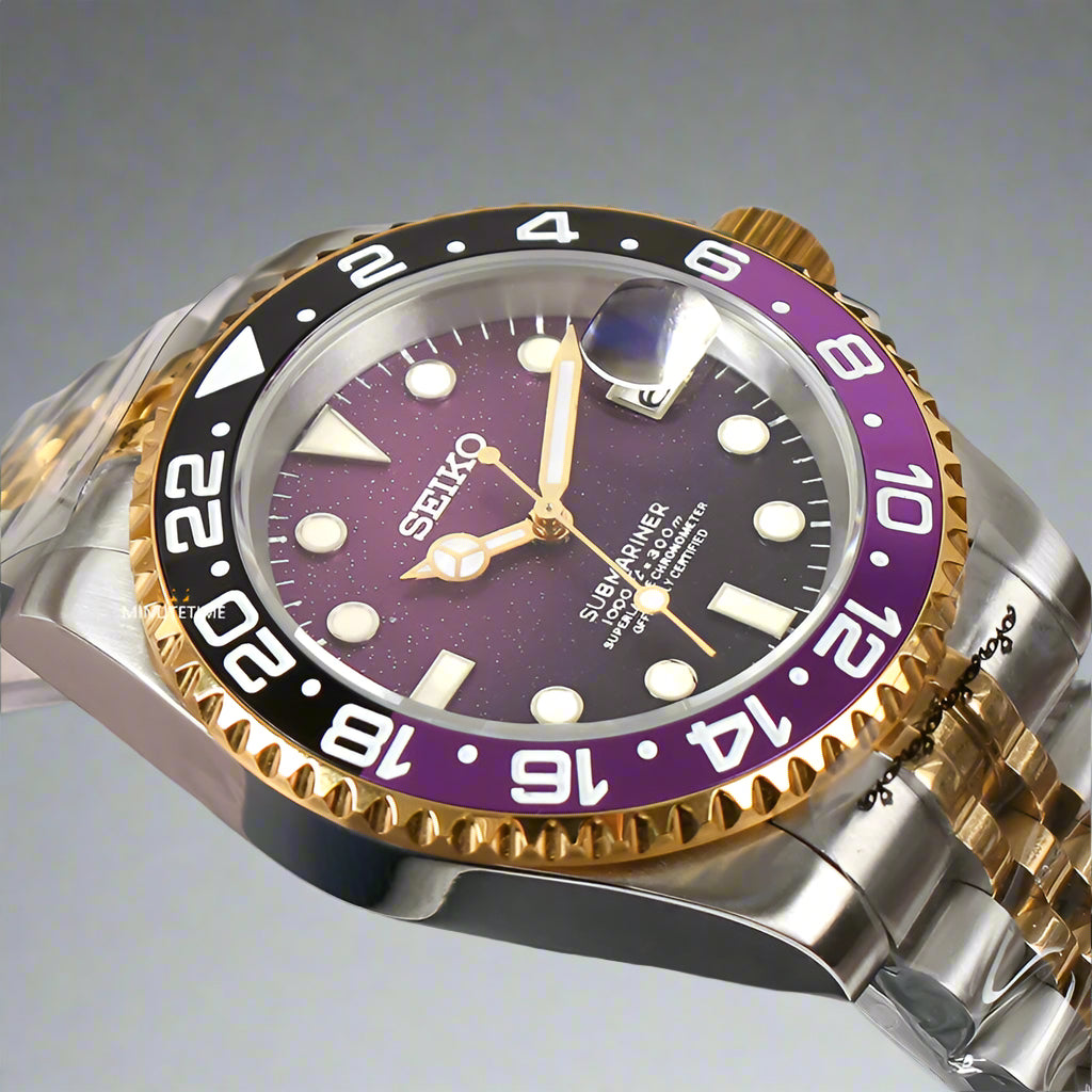 Submariner Purple Two Tone Custom Mod