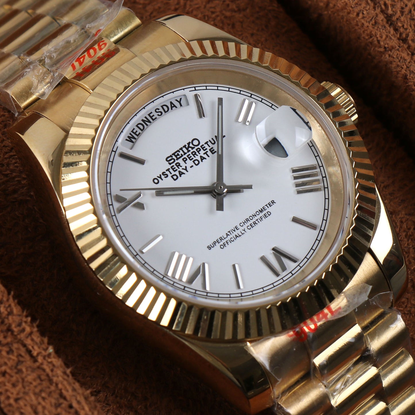 Daydate Gold-White Two Tone Custom Mod