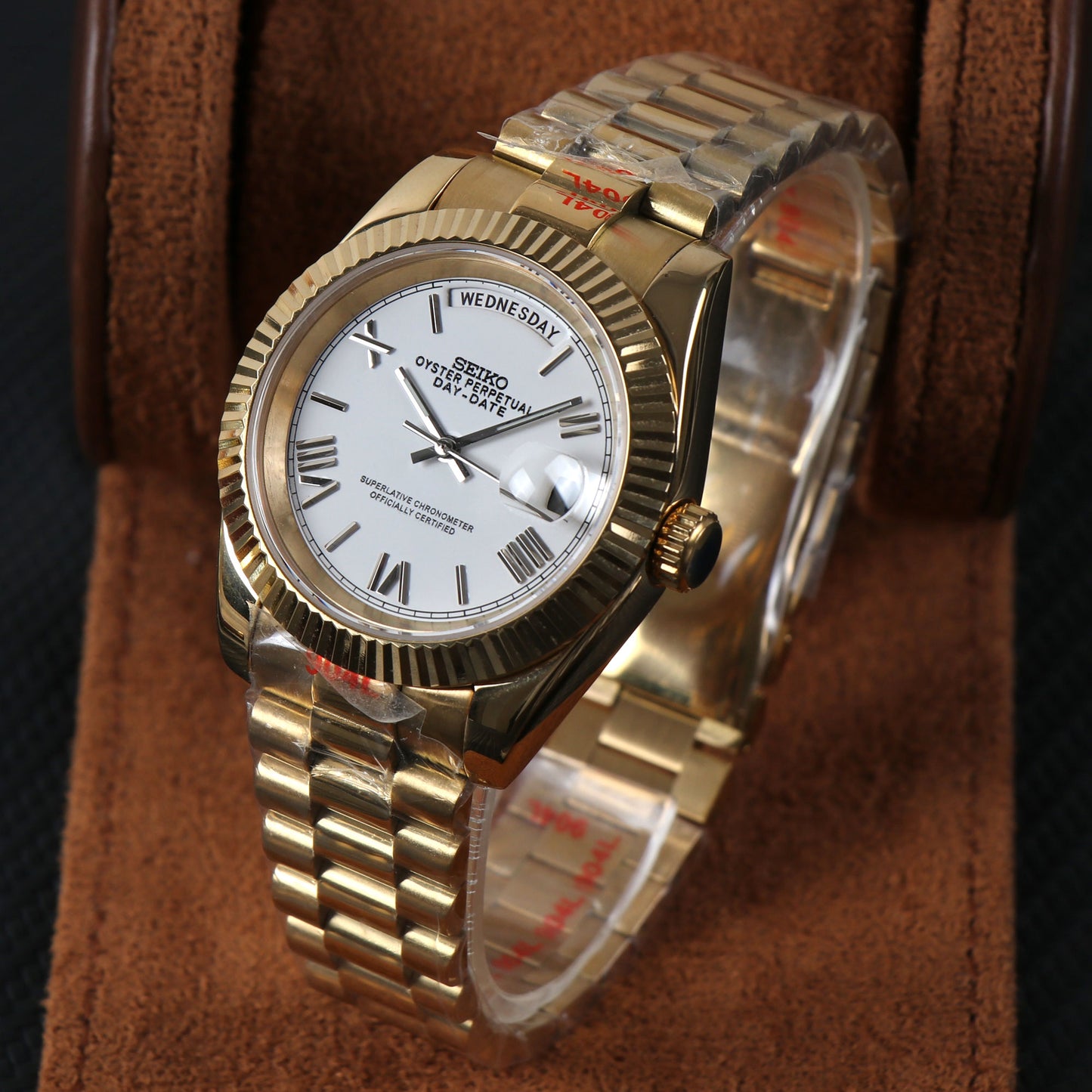 Daydate Gold-White Two Tone Custom Mod