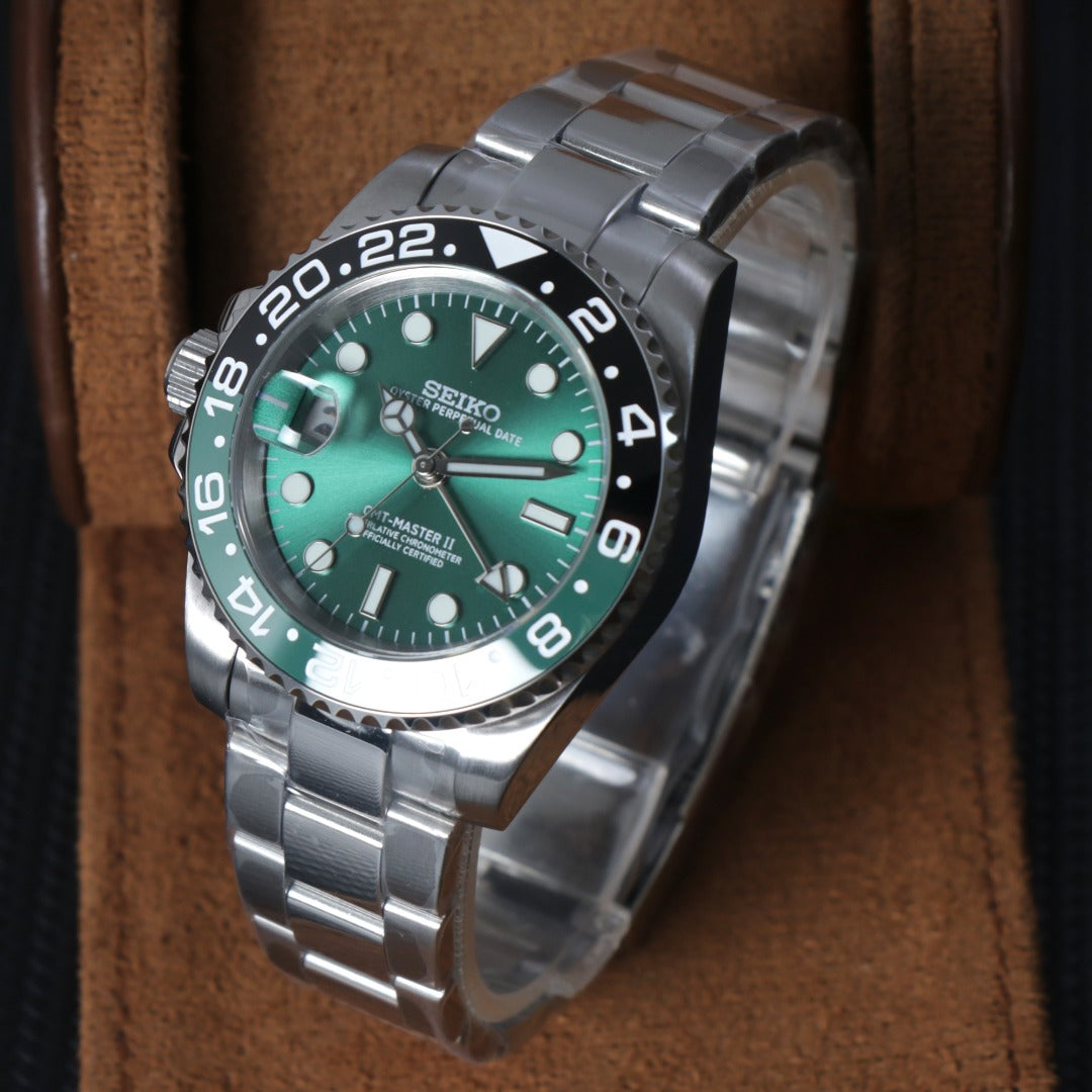 Sprite GMT-Master II Green Dial 'Left Crown' Custom Mod