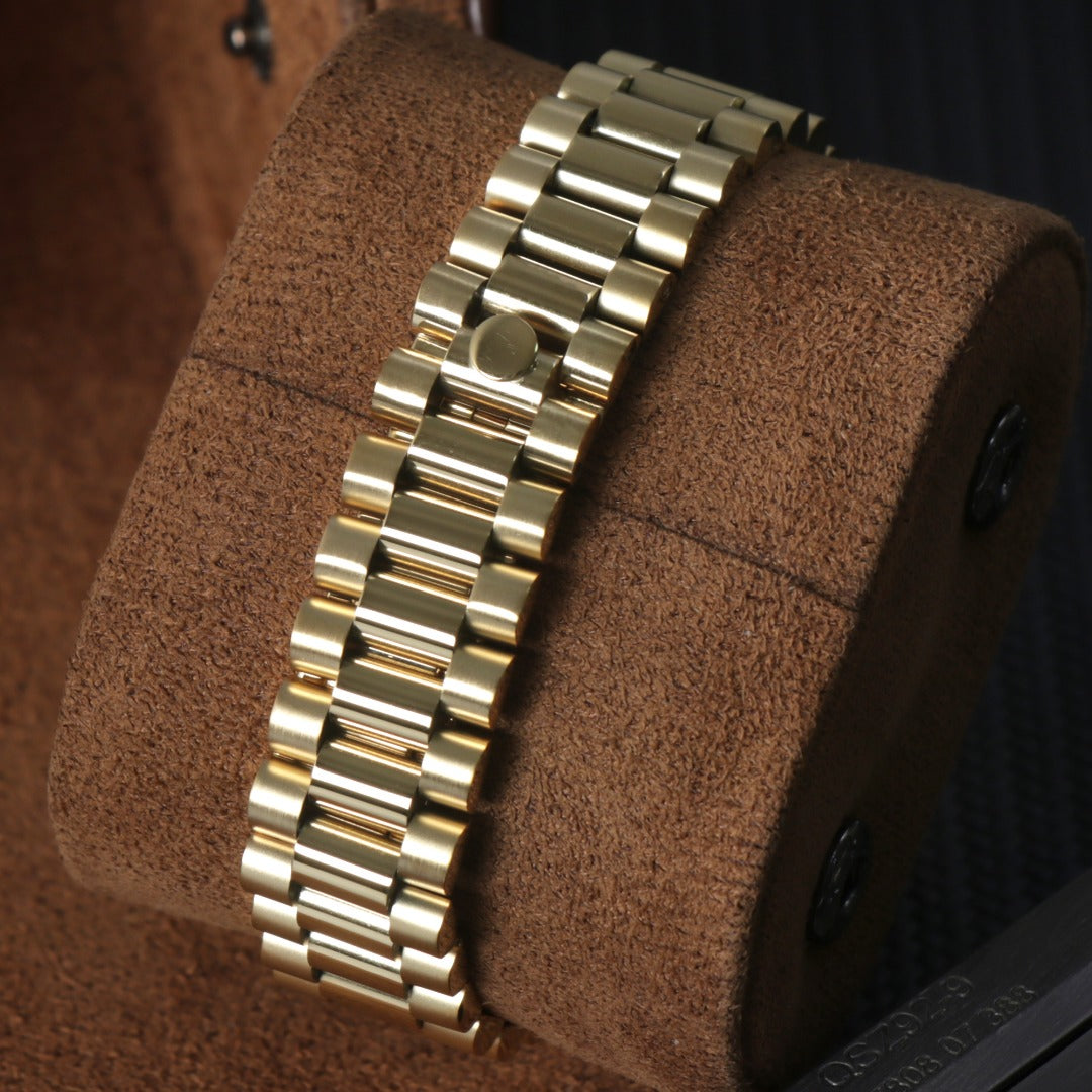 Datejust Gold-Maroon Shell Diamond Custom Mod