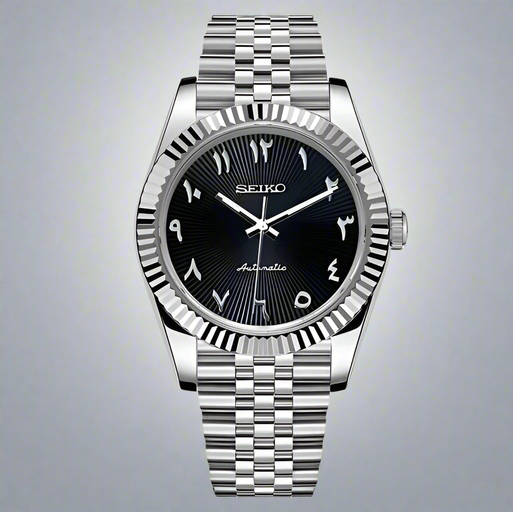 Datejust Black Arabic Dial Custom Mod