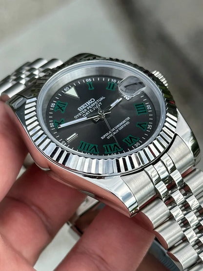Datejust "Wimbledon" Gray Custom Mod