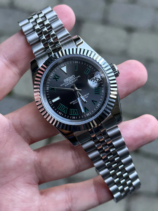 Datejust "Wimbledon" Gray Custom Mod
