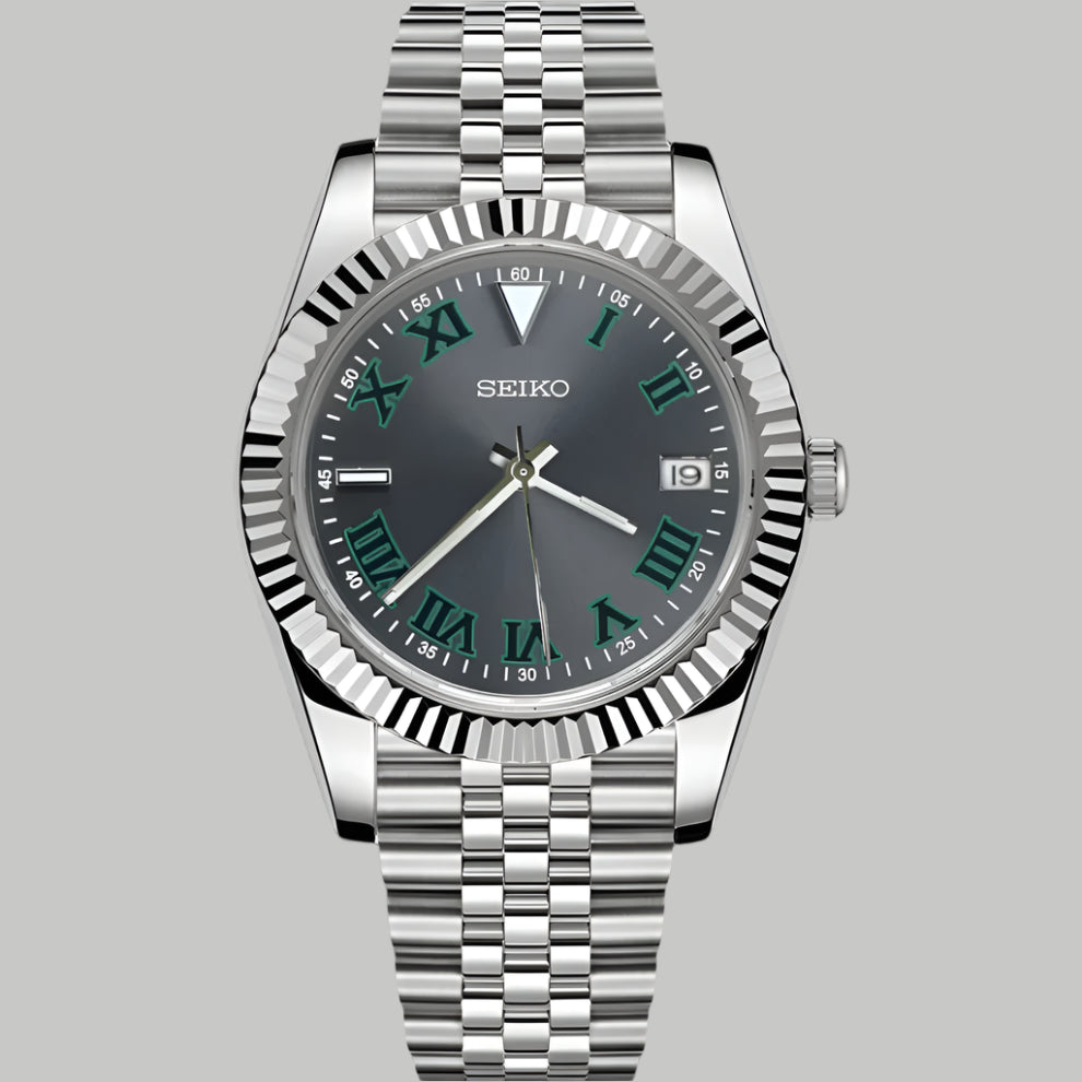 Datejust "Wimbledon" Gray Custom Mod