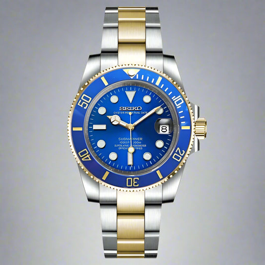 Submariner "Bluesy" Two Tone Custom Mod