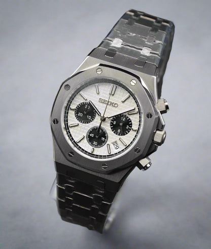 Royal Oak Rose Gold Green Dial Custom Mod