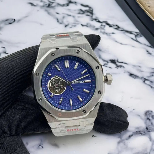 Royal Oak Rose Gold Green Dial Custom Mod