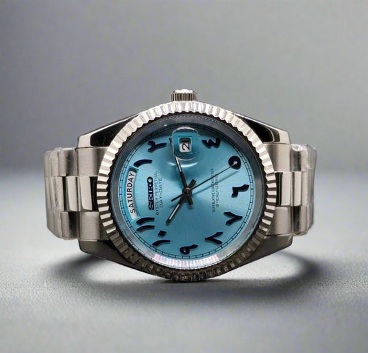 Daydate Tiffany Blue Arabic Dial Custom Mod