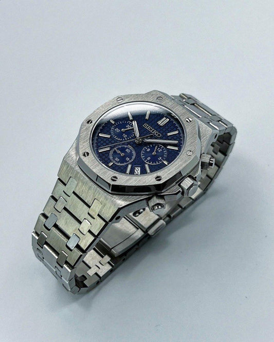 Royal Oak Rose Gold Green Dial Custom Mod