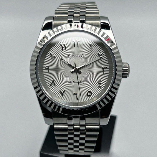 Datejust White Arabic Dial Custom Mod