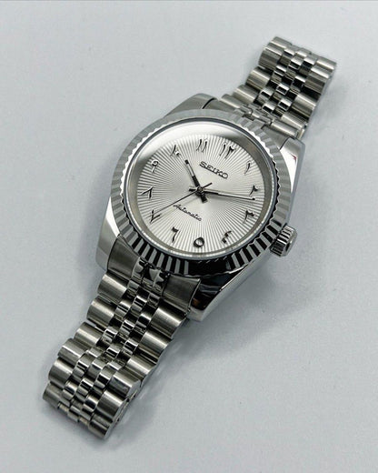 Datejust White Arabic Dial Custom Mod