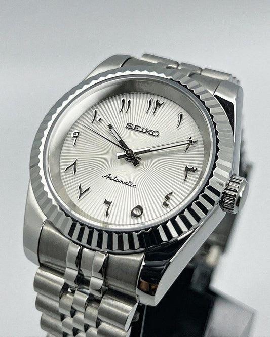 Datejust White Arabic Dial Custom Mod