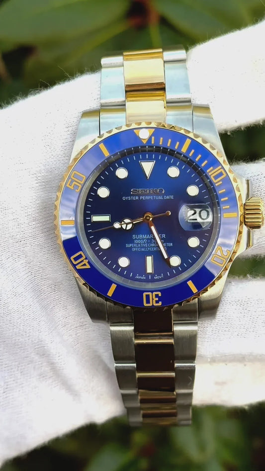 Submariner "Bluesy" Two Tone Custom Mod