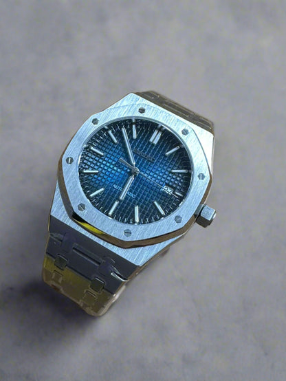 Royal Oak Rose Gold Green Dial Custom Mod