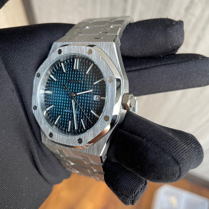Royal Oak Rose Gold Green Dial Custom Mod