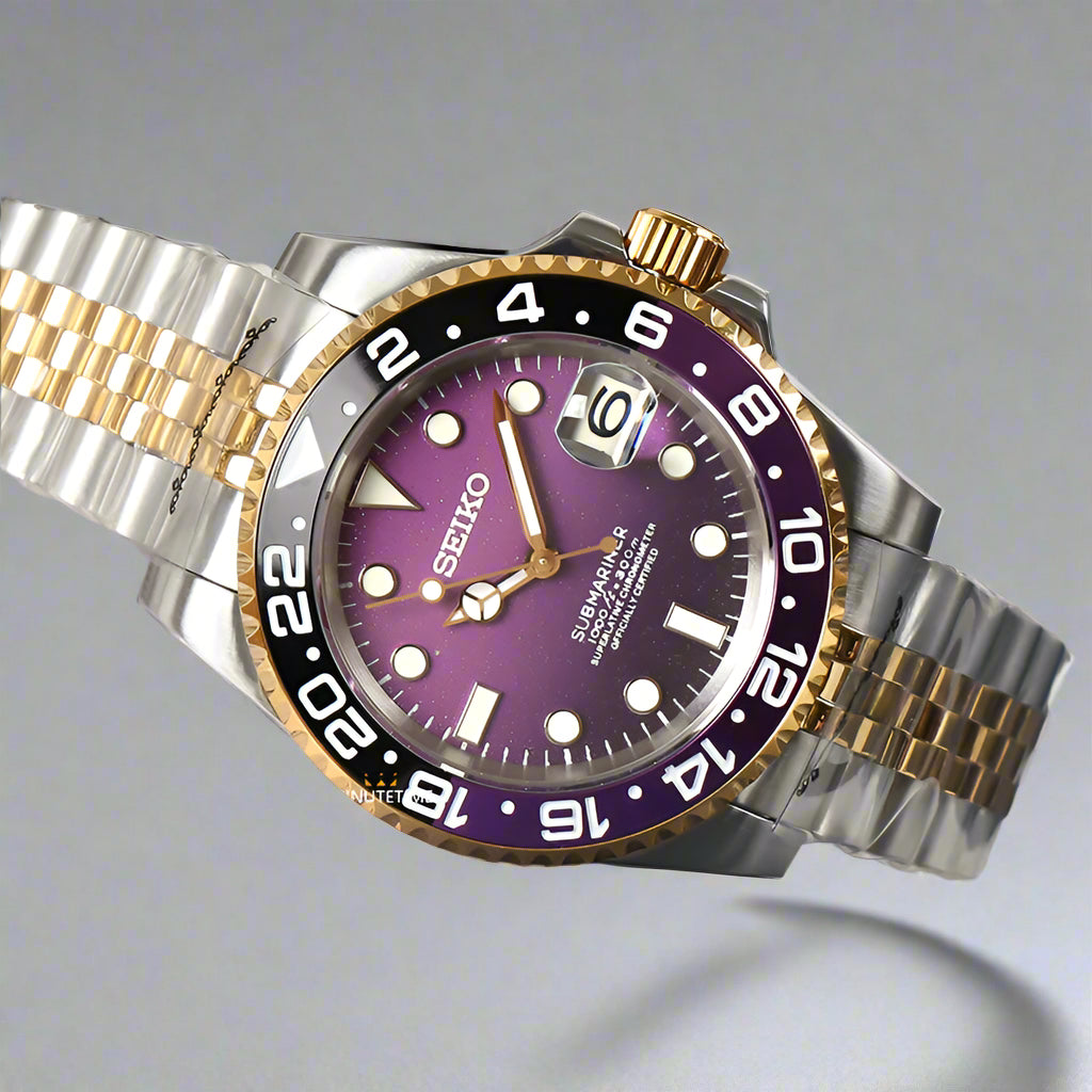 Submariner Purple Two Tone Custom Mod