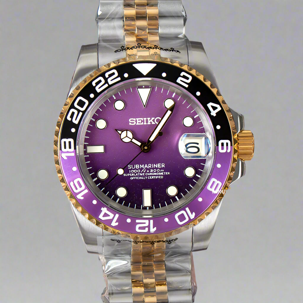 Submariner Purple Two Tone Custom Mod