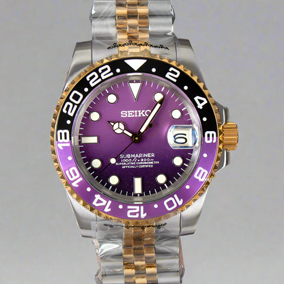 Submariner Purple Two Tone Custom Mod
