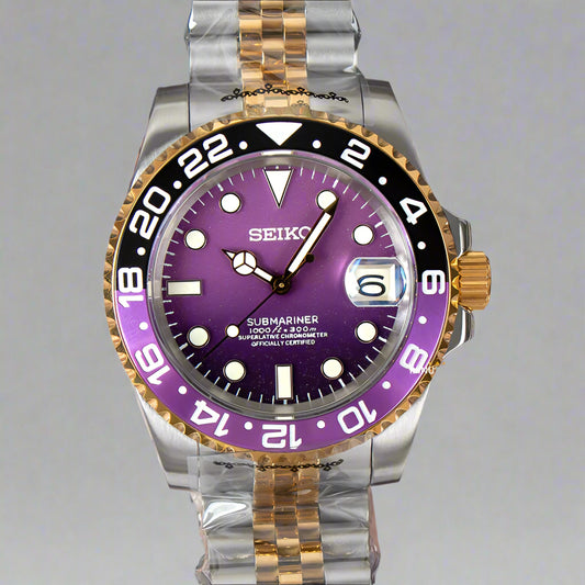 Submariner Purple Two Tone Custom Mod
