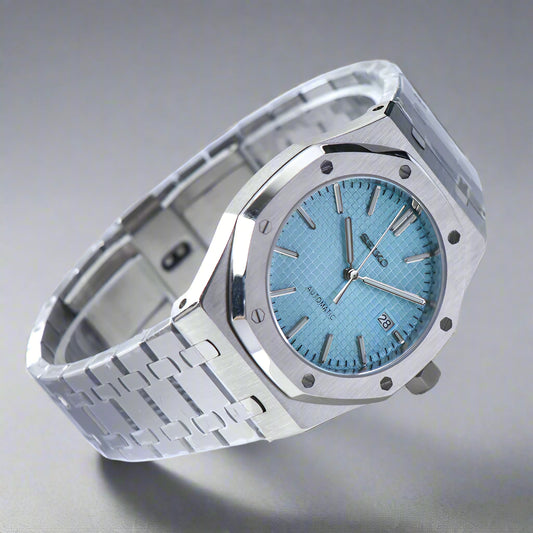 Royal Oak Rose Gold Green Dial Custom Mod
