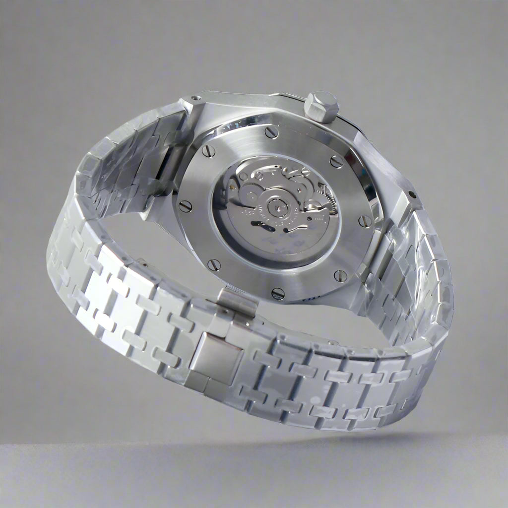 Royal Oak Rose Gold Green Dial Custom Mod