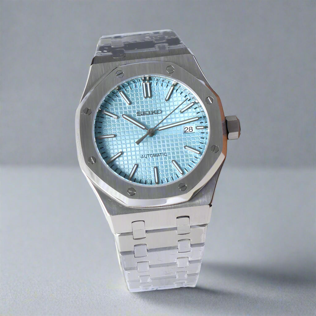 Royal Oak Rose Gold Green Dial Custom Mod