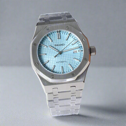 Royal Oak Rose Gold Green Dial Custom Mod