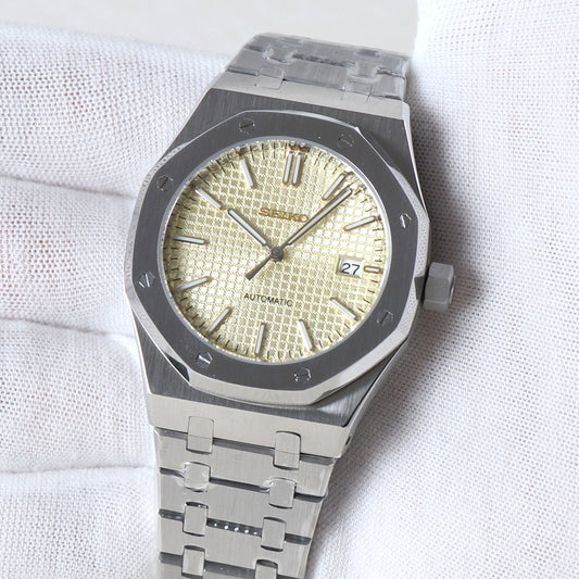 Royal Oak Rose Gold Green Dial Custom Mod
