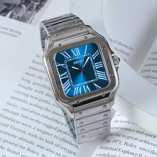 Santos Blue Dial Custom Mod