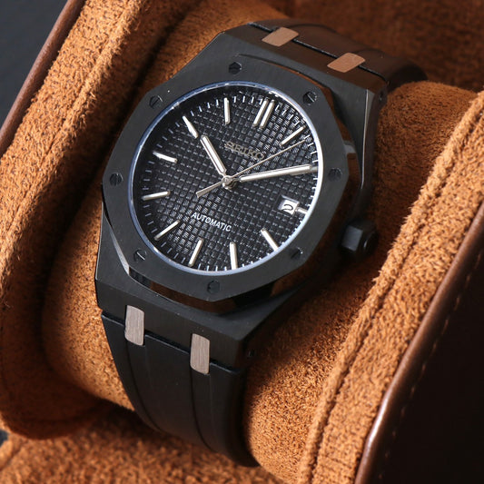 Royal Oak Rose Gold Green Dial Custom Mod