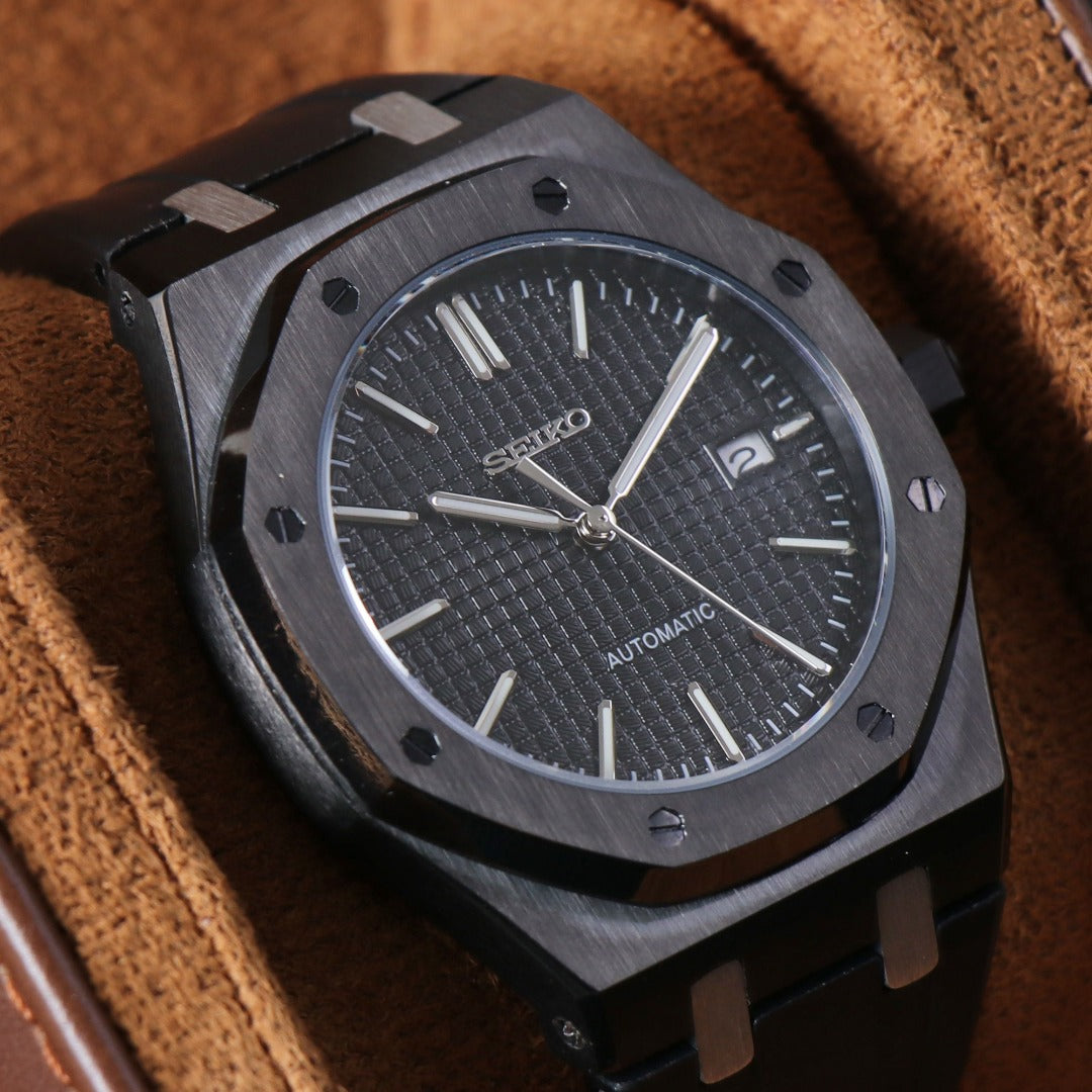 Royal Oak Rose Gold Green Dial Custom Mod