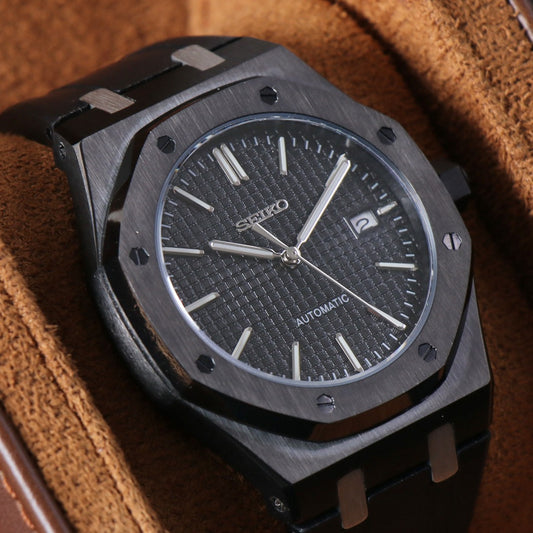 Royal Oak Rose Gold Green Dial Custom Mod