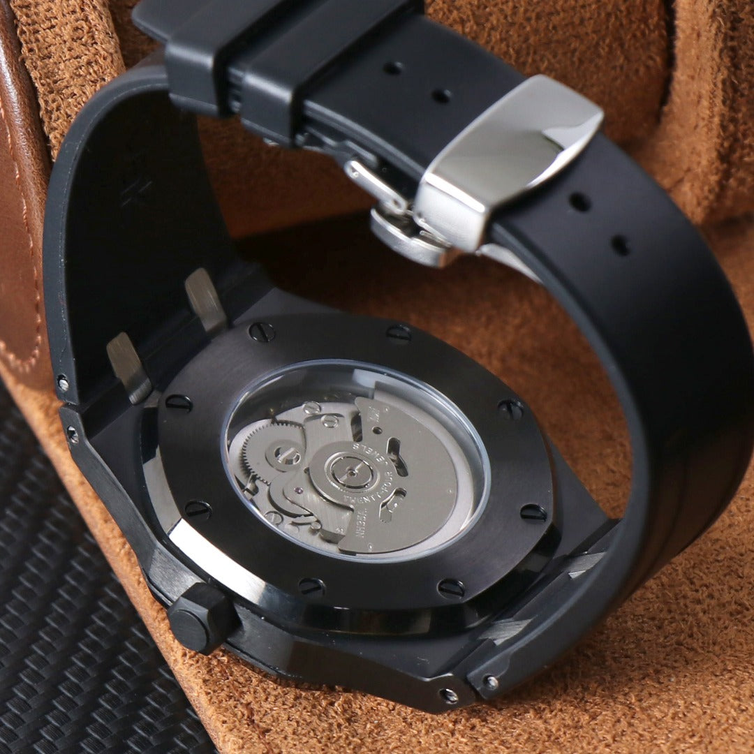 Royal Oak Rose Gold Green Dial Custom Mod