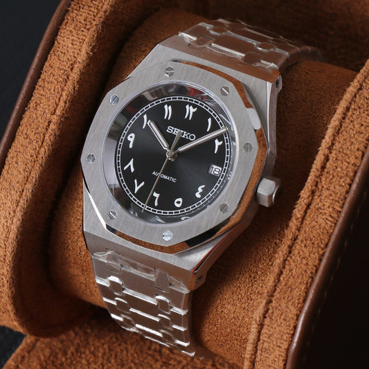 Royal Oak Rose Gold Green Dial Custom Mod