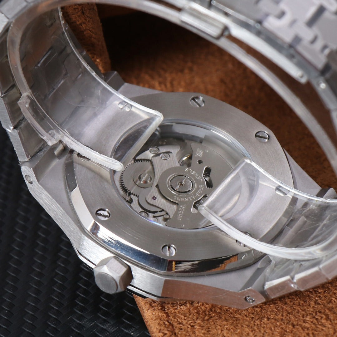 Royal Oak Rose Gold Green Dial Custom Mod