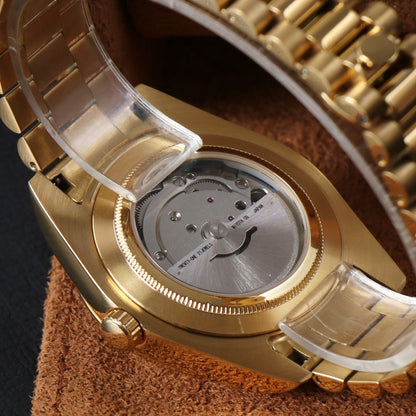 Daydate Black Gold Two Tone Custom Mod