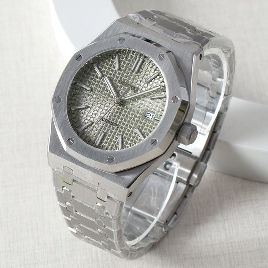 Royal Oak Rose Gold Green Dial Custom Mod