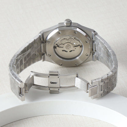 Royal Oak Rose Gold Green Dial Custom Mod