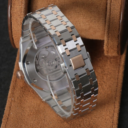 Royal Oak Rose Gold Black Custom Mod