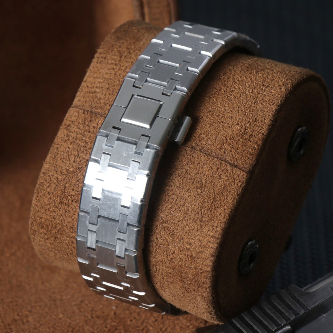 Royal Oak Chronograph Silver Black Custom Mod