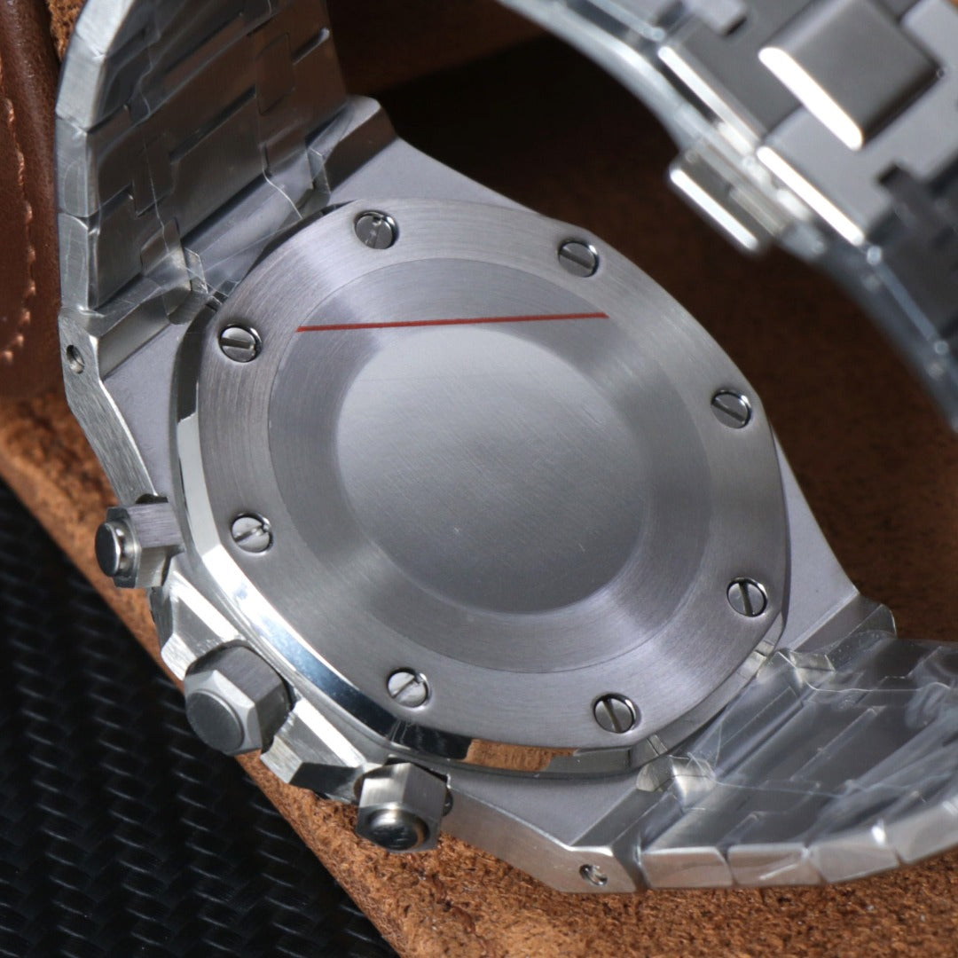 Royal Oak Chronograph Silver Black Custom Mod