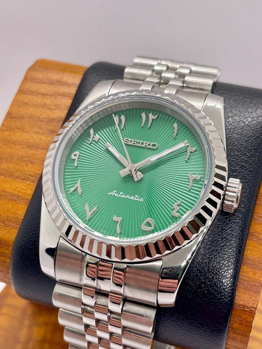 Datejust Green Arabic Dial Custom Mod