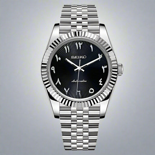 Datejust Black Arabic Dial Custom Mod